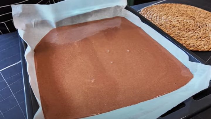 Kakaová palačinková roláda s vanilkou