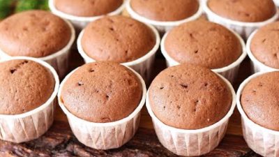 Kefírové muffiny s kakaem a vanilkou