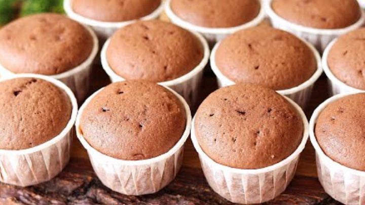 Kefírové muffiny s kakaem a vanilkou