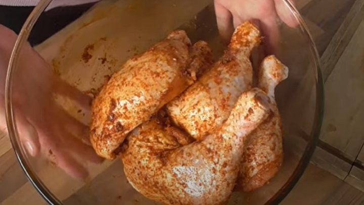 Kuřecí stehna z horkovzdušné fritézy