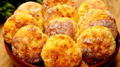 Jednoduché tvarohové koláčky s vanilkou