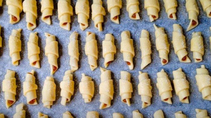 Rohlíčky ze zakysané smetany s džemem