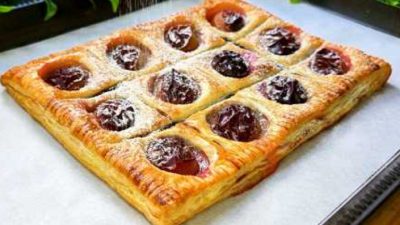 Rychlé povidlové taštičky se skořicí