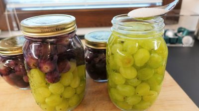 Zavařené hrozny na zimu jen ze 3 surovin