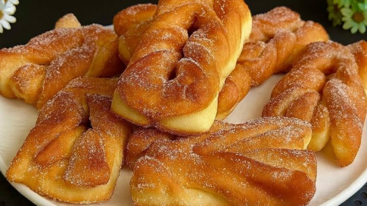 Smažené copy z kynutého těsta