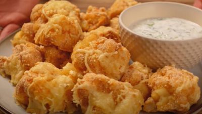 Květák z horkovzdušné fritézy bez oleje