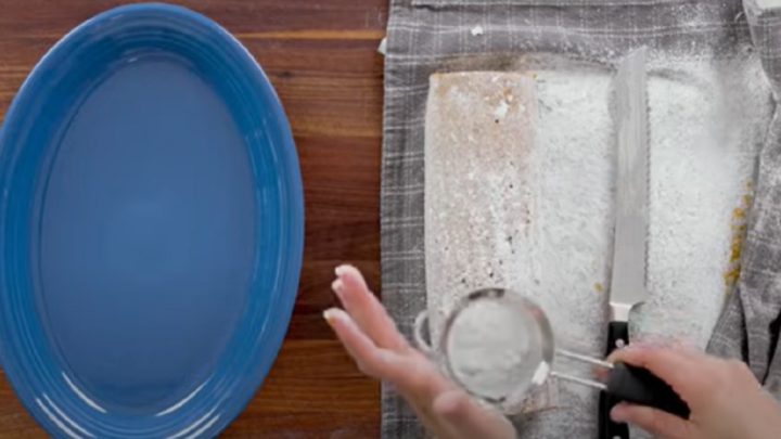 Dýňová roláda se smetanovou náplní