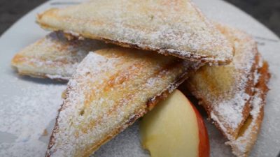 Jablečné tousty s mletou skořicí