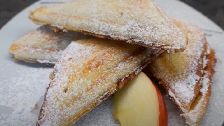 Jablečné tousty s mletou skořicí