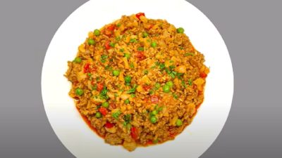 Květákové rizoto s mletým masem