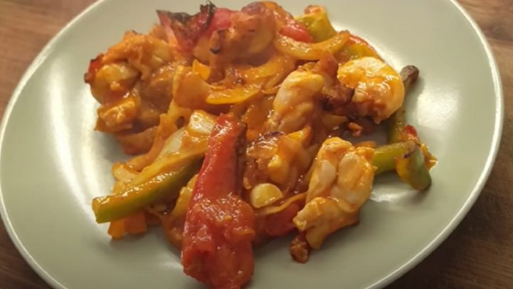 Masová směs z horkovzdušné fritézy