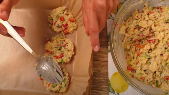 Květákové placky z horkovzdušné fritézy