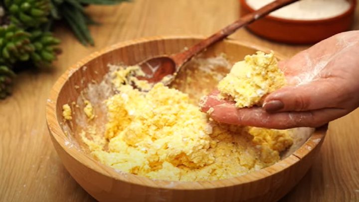 Jednoduché tvarohové koláčky s vanilkou