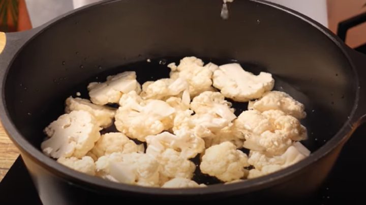 Květák z horkovzdušné fritézy bez oleje