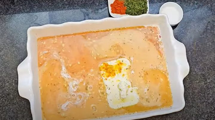 Zapečené těstoviny s krémovou omáčkou