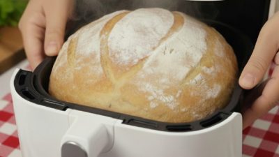 Chléb z horkovzdušné fritézy s medem