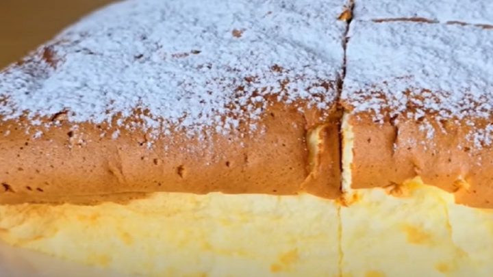 Japonský koláč z jogurtového těsta