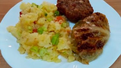 Kapustové závitky plněné mletým masem