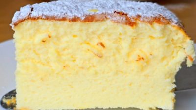 Japonský koláč z jogurtového těsta