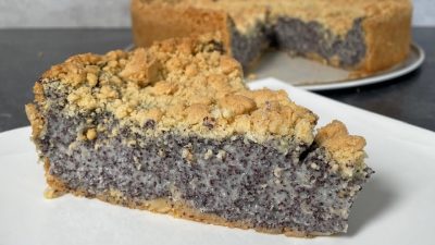 Poctivý makový koláč s vanilkou