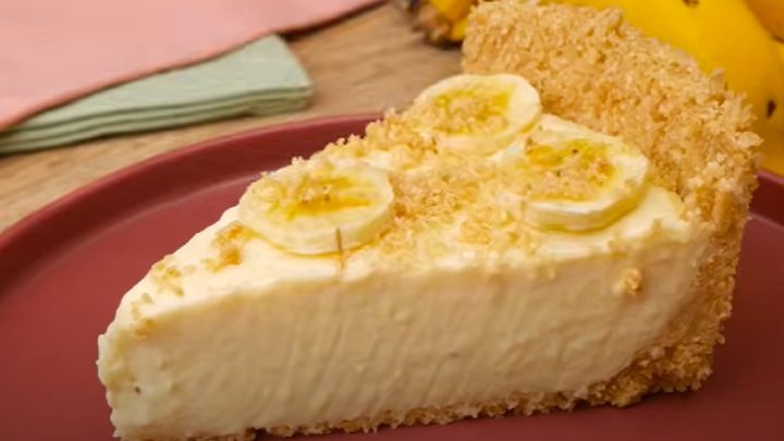 Nepečený banánový cheesecake s vanilkou