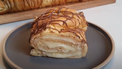 Větrníková roláda s vanilkovým krémem