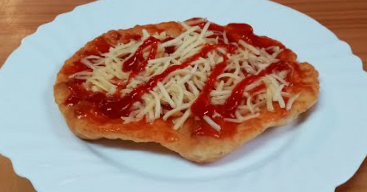 Langoše bez kynutí z jogurtového těsta