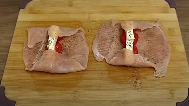 Kuřecí mini rolády s mozzarellou a rajčaty