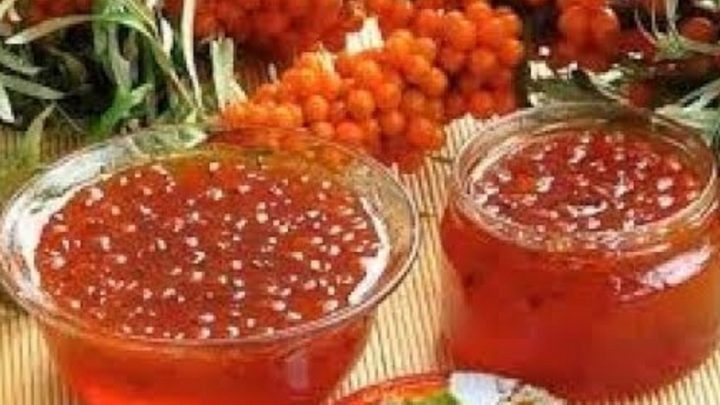 Rakytníkový džem ze 3 ingrediencí