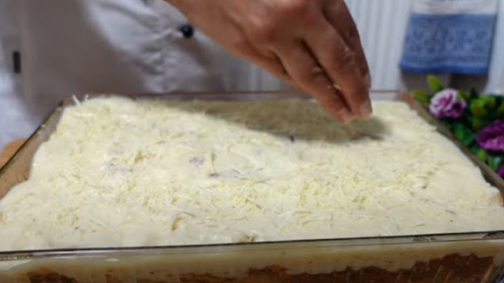 Zapečené těstoviny s bešamelem