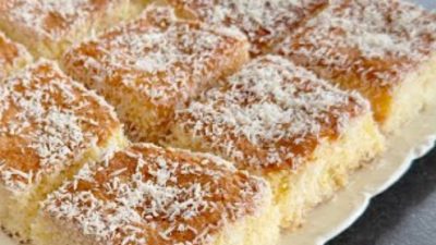 Rafaelo buchta s vanilkou a kokosem