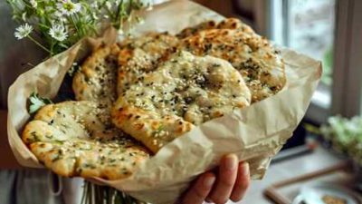 Slané tvarohové placky s chia semínky