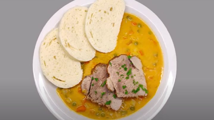 Křehká bratislavská plec se zeleninou