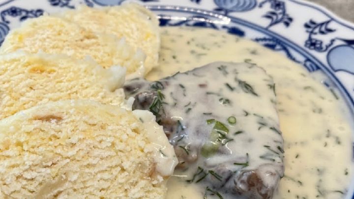 Koprovka s hovězím masem a smetanou Koprovka s hovězím masem a smetanou