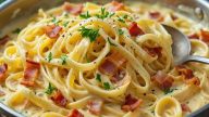 Rychlé těstoviny à la carbonara