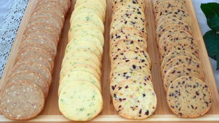 4 druhy cukroví z 1 těsta s vanilkou