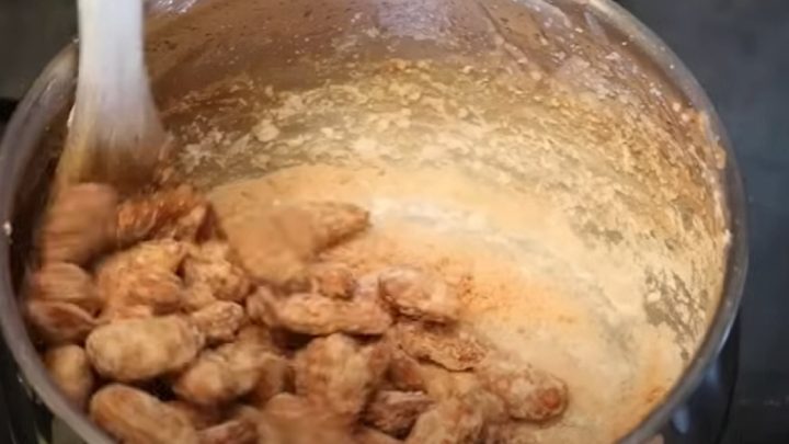 Mandle v karamelu jen ze 3 ingrediencí