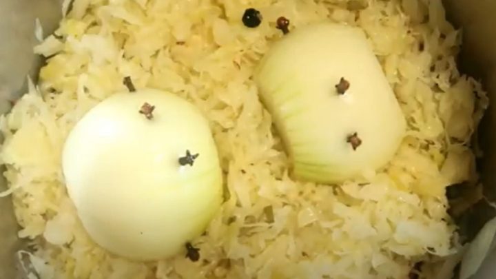 Alsaské kysané zelí s uzeným masem