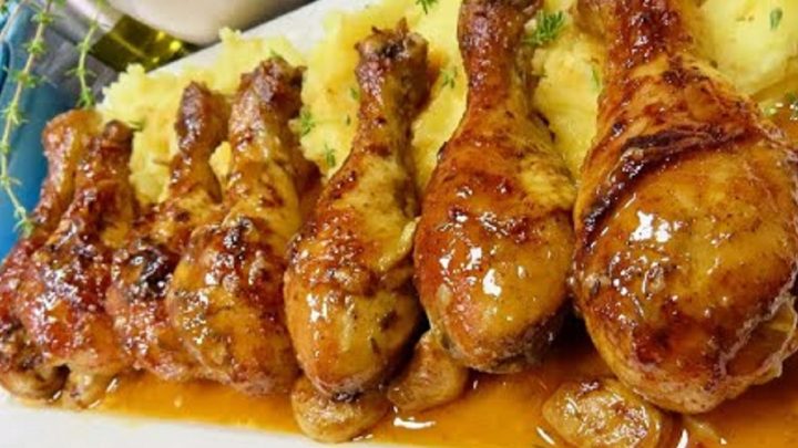 Kuřecí paličky na česneku a másle