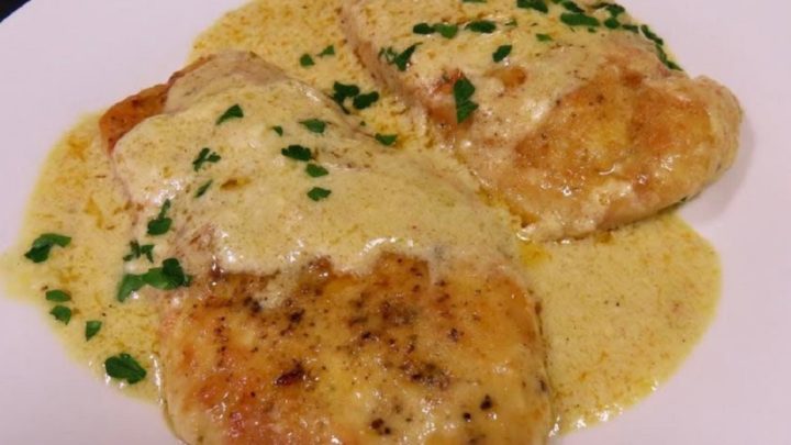 Kuřecí plátky v česnekové omáčce