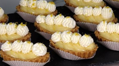 Nepečené košíčky s pudinkovou náplní