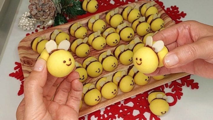 Včeličky s čokoládou a mandlemi Včeličky s čokoládou a mandlemi