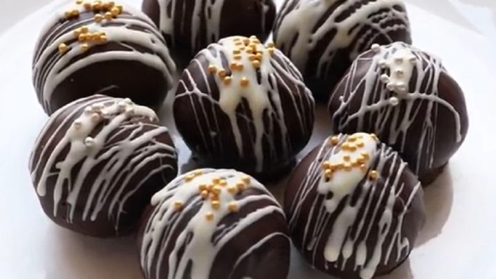 Plněné Oreo kuličky s čokoládou