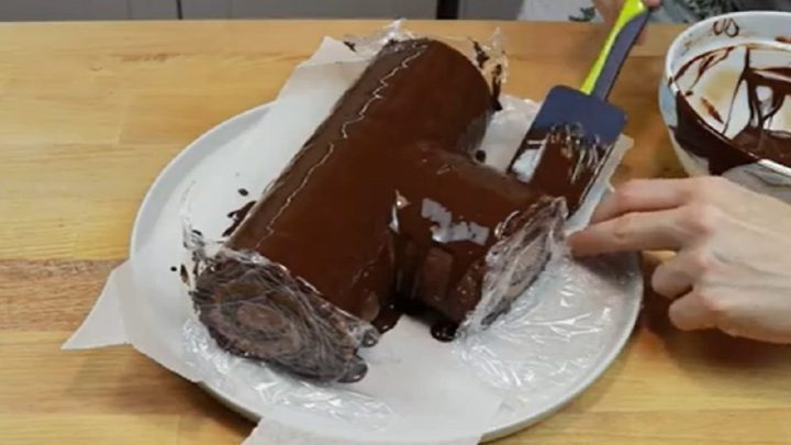 Poleno s čokoládovou náplní a džemem