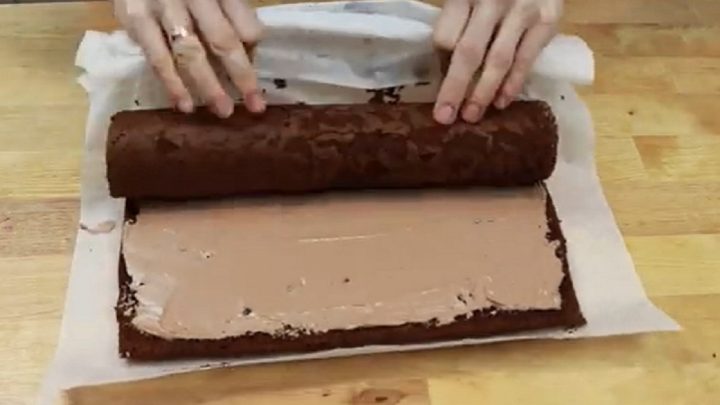 Poleno s čokoládovou náplní a džemem