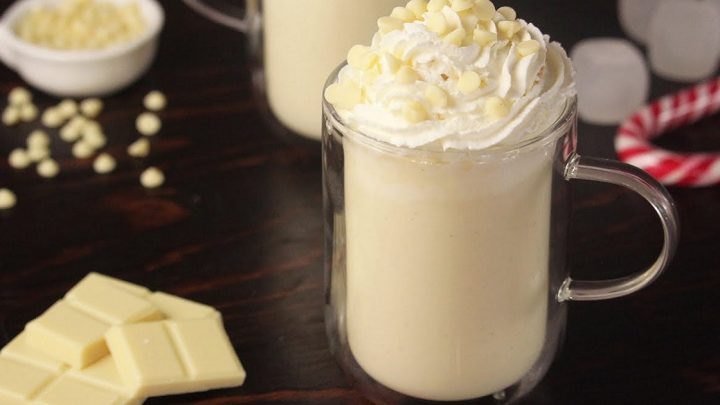 Horká bílá čokoláda s vanilkou Horká bílá čokoláda s vanilkou