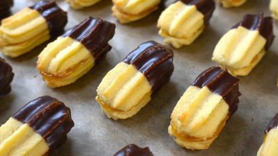 Slepované banánky v čokoládě