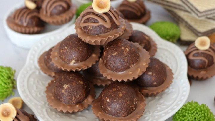 Kuličky Ferrero s Nutellou a ořechy Kuličky Ferrero s Nutellou a ořechy