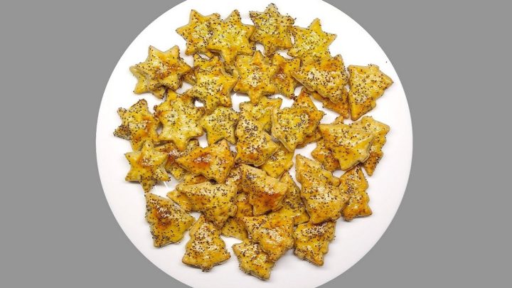 Nivové hvězdičky sypané mákem Nivové hvězdičky sypané mákem