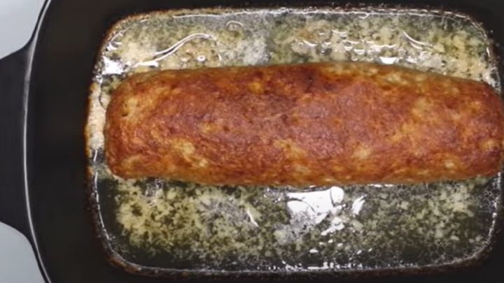 Roláda z mletého masa se sýrem